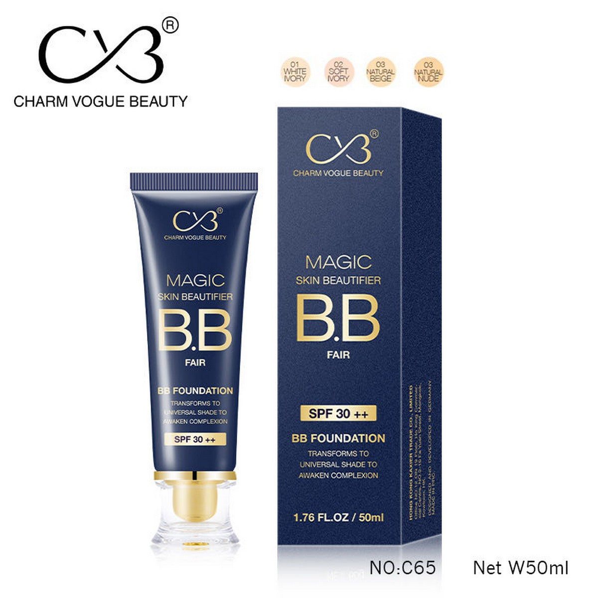 CVB BB Foundation SPF30++